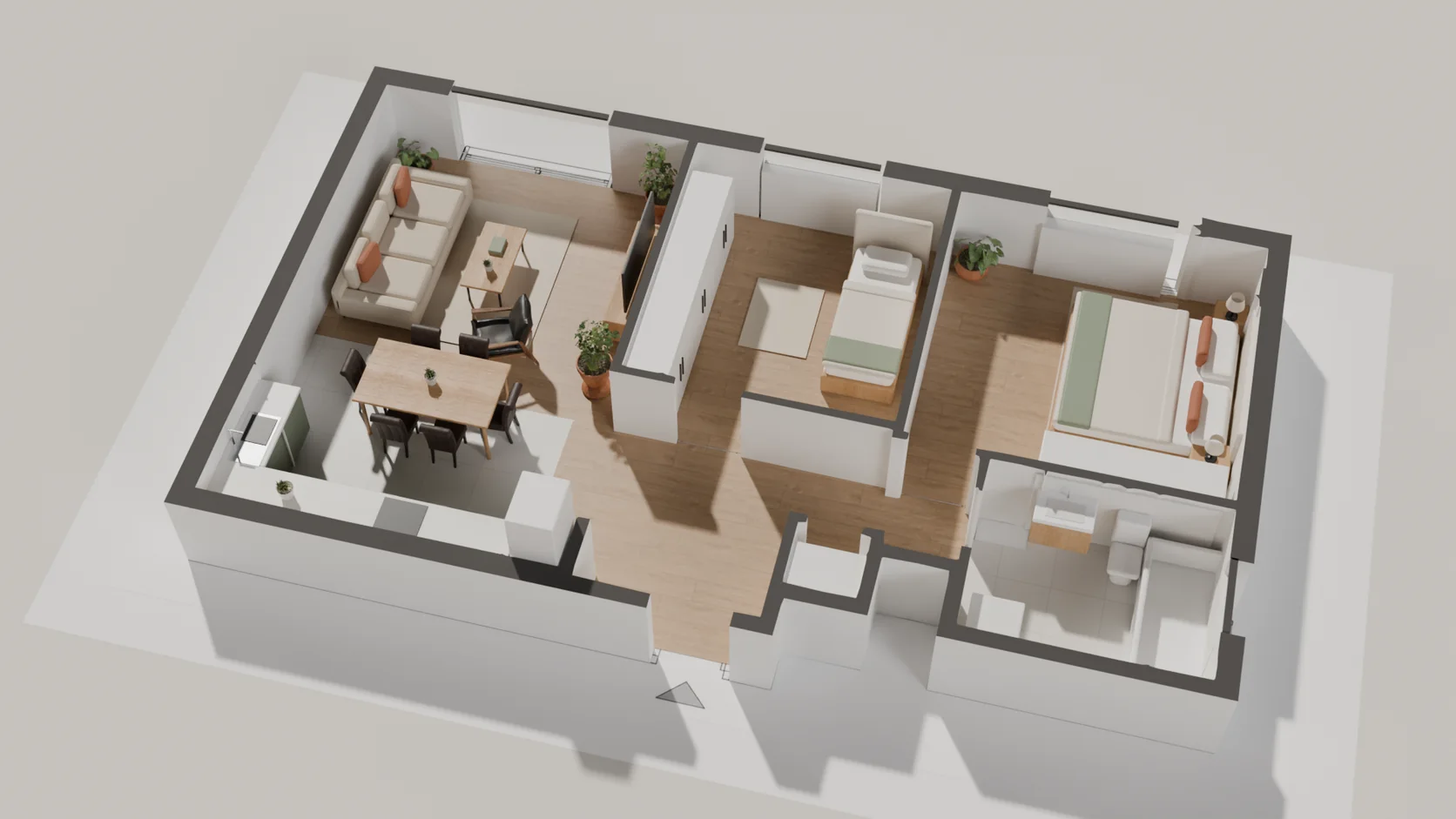 3D floor plan