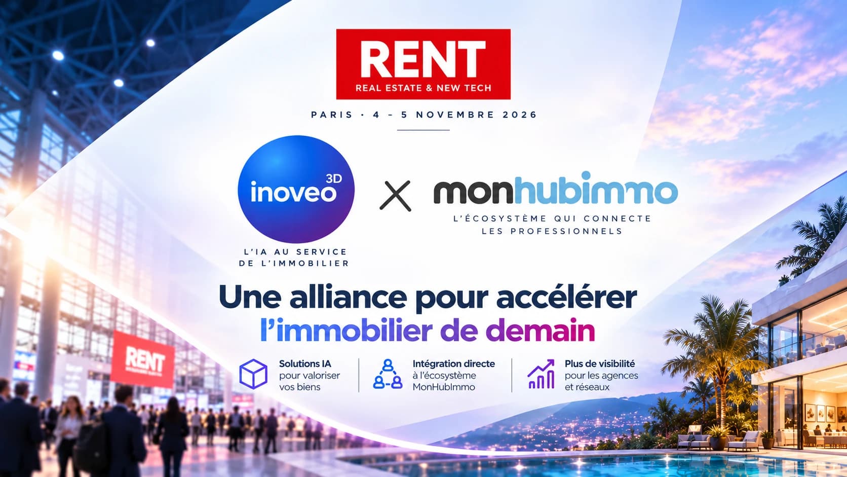 Inoveo3D × MonHubImmo : quand expertise métier et technologie se rencontrent