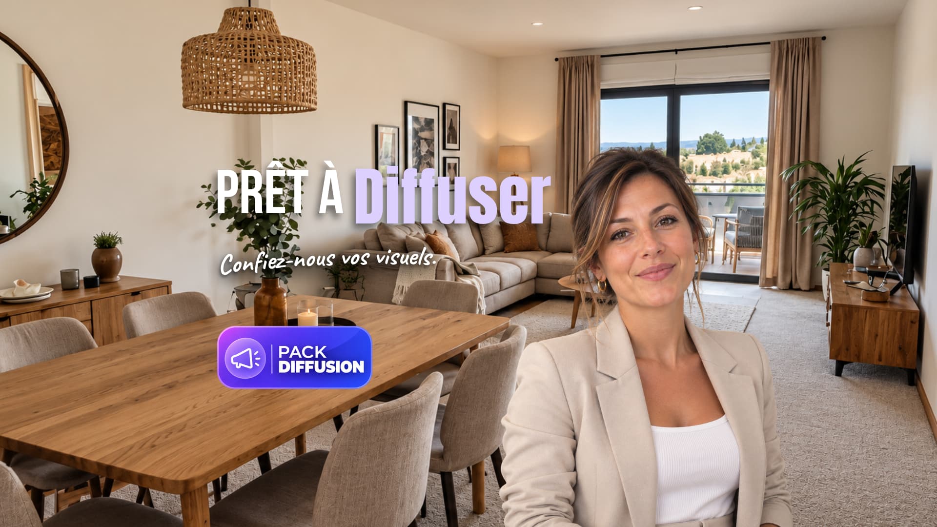 Pack Diffusion Inoveo3D : déléguez la création de vos visuels immobiliers à notre équipe