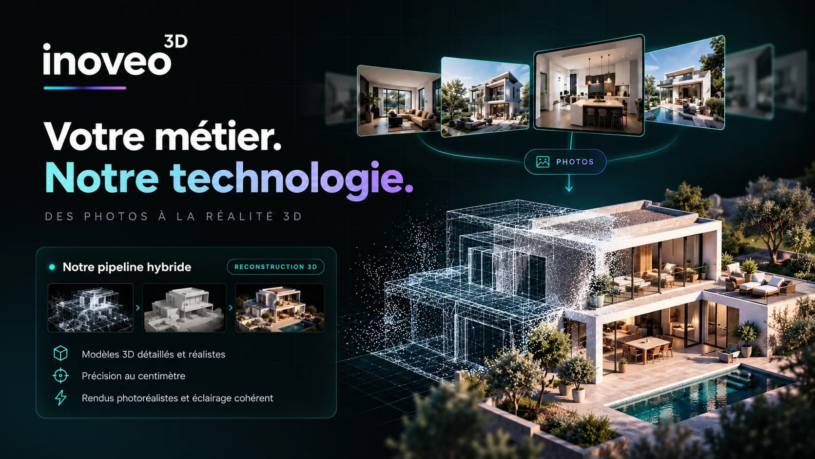 Inoveo3D dévoile ses premiers travaux de reconstruction 3D à partir de simples photographies