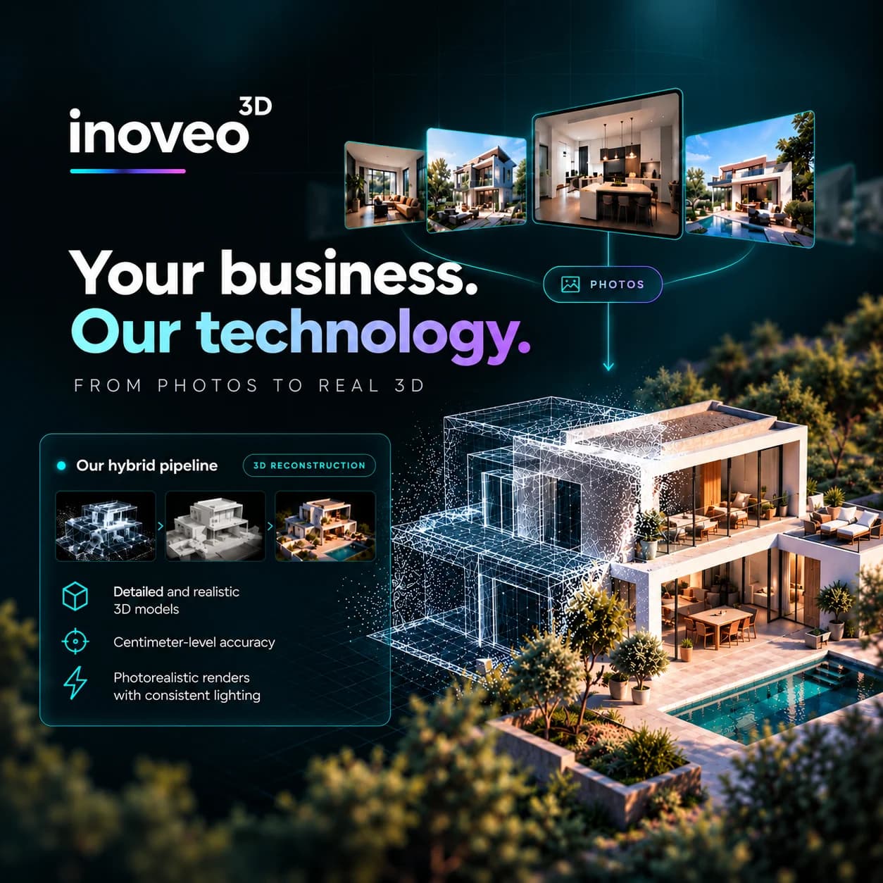 Inoveo3D unveils its first 3D reconstruction results from simple photographs
